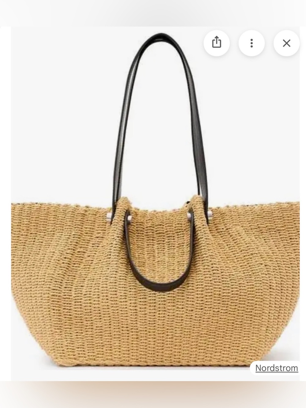 AllSaints ALLINGTON WOVEN TOTE BAG $199 NEW - Picture 3 of 10